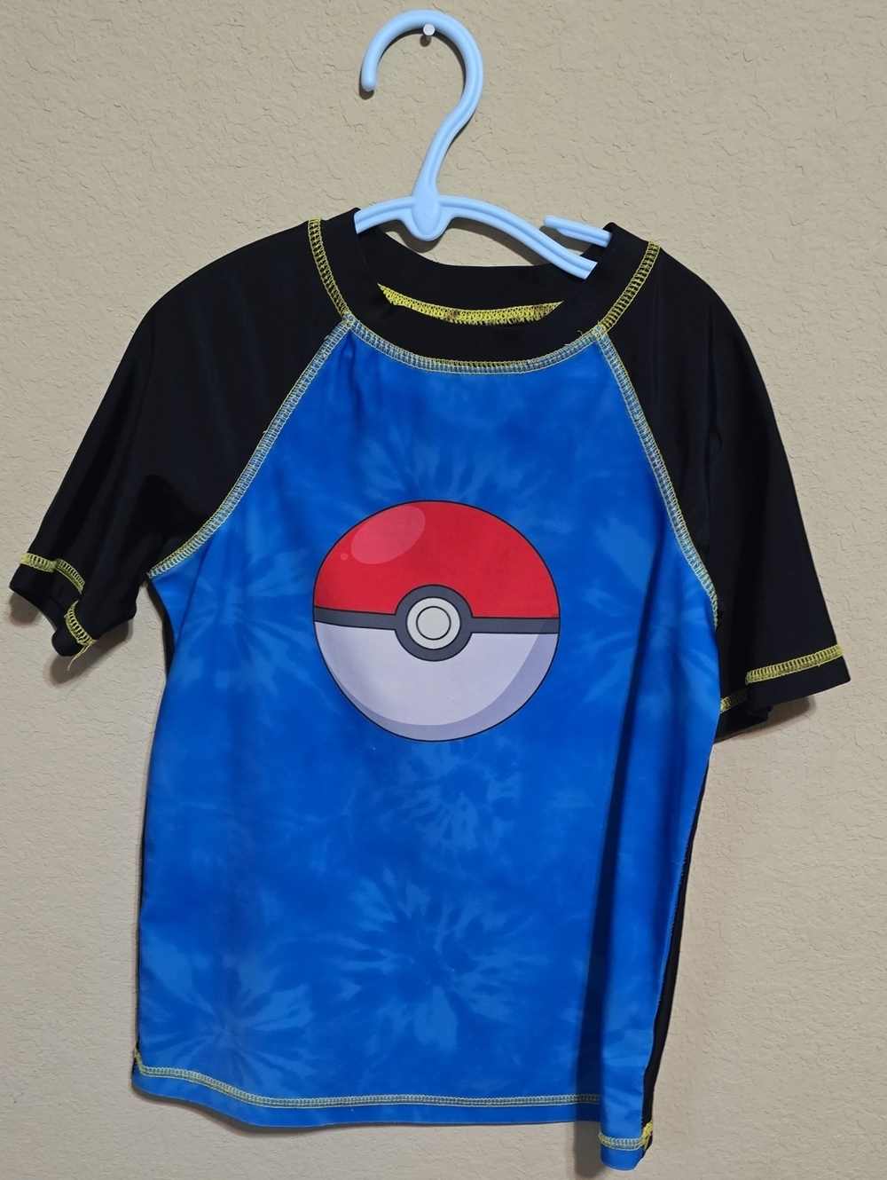 Pokemon Kids Blue & Black Poké Ball Rashguard